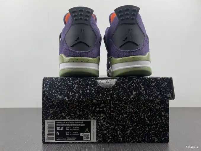 Reps TBkick Jordan WMNS Canyon 4 AQ9129-500 Air Purple 0419